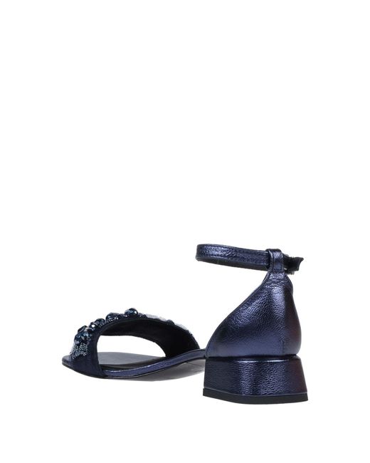  Tosca Blu Leather Sandals in Dark Blue Blue Lyst