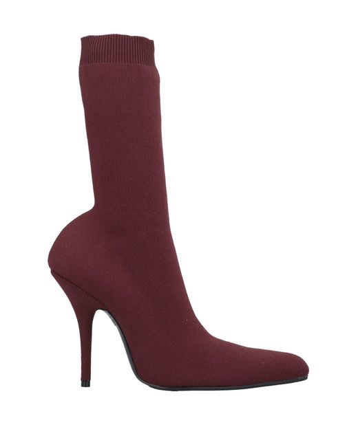 balenciaga bottes rouge