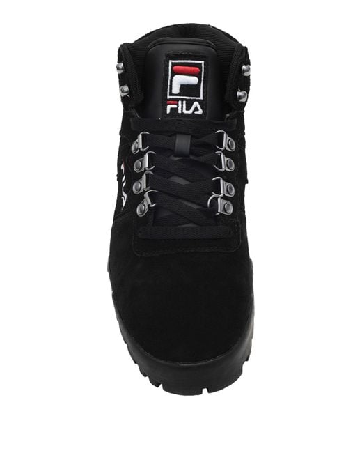 fila black suede