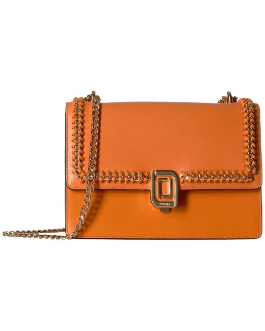 Luana Italy Leather Gianna Shoulder Bag in Orange Save 36 Lyst