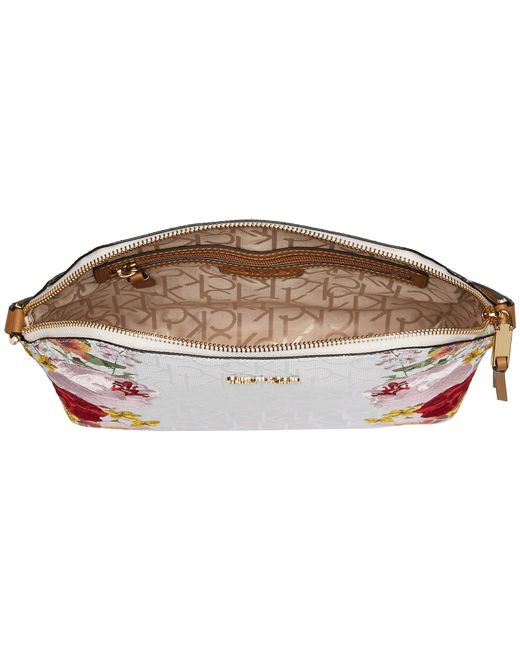 calvin klein embroidered handbag