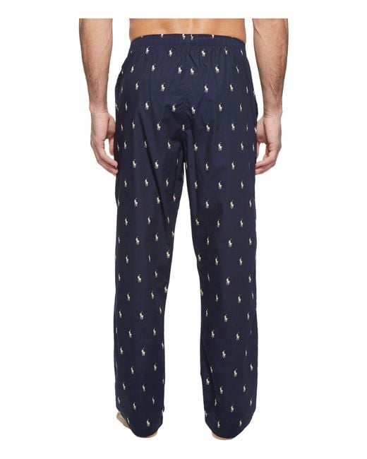 polo allover pony pants