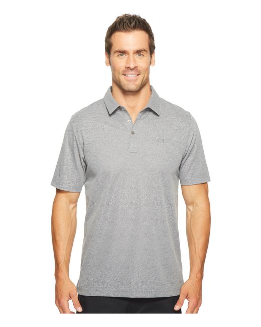 travis mathew grey polo