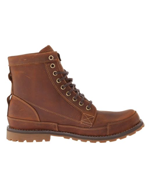 timberland rugged 6 inch boot for men in brown