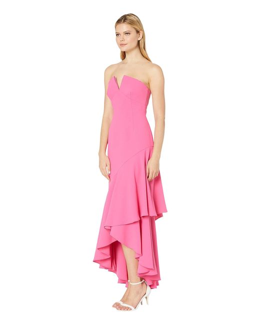jill jill stuart pink gown