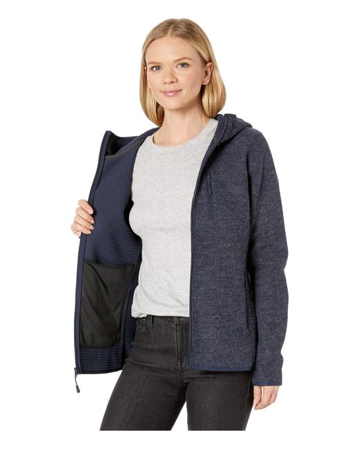 Lyst - Mountain Hardwear Hatcher Full Zip Hoodie (dark Zinc) Women's Sweatshirt in Gray