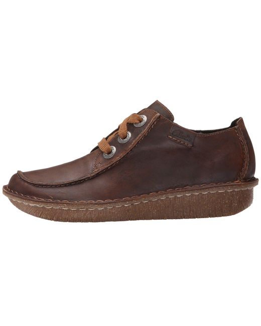 Lyst - Clarks Funny Dream (brown Leather) Women's Lace Up Casual Shoes