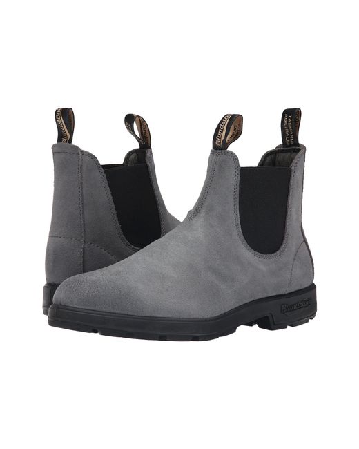 grey suede blundstones