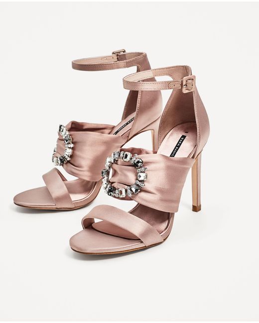 zara high heel sandals