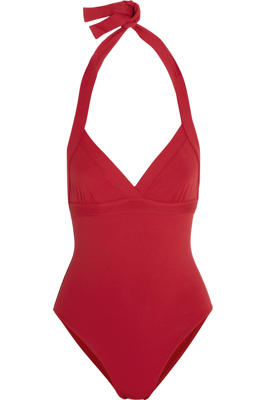 Lyst - Eres Les Essentiels Cassis Halterneck Swimsuit in Red