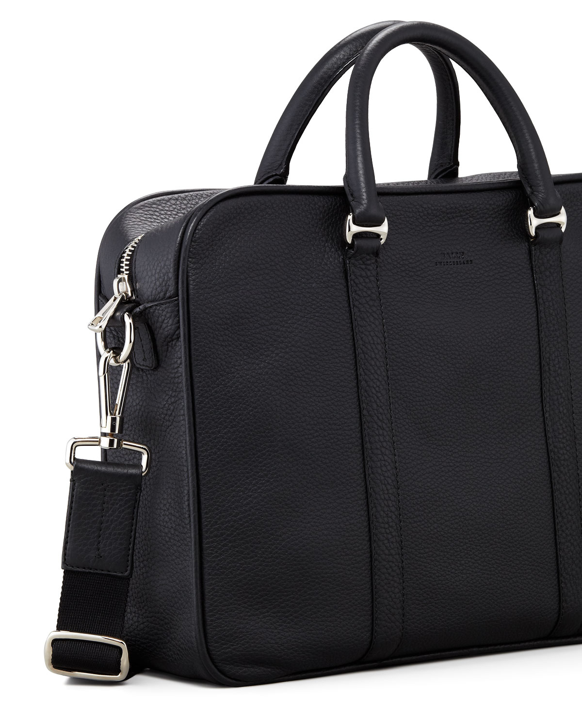 Lyst - Bally Metode Leather Business Bag in Black for Men
