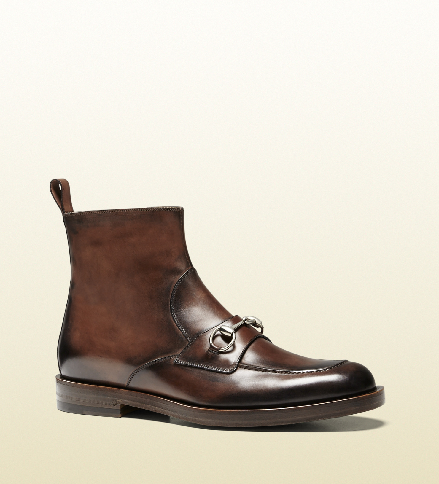 mens brown gucci boots