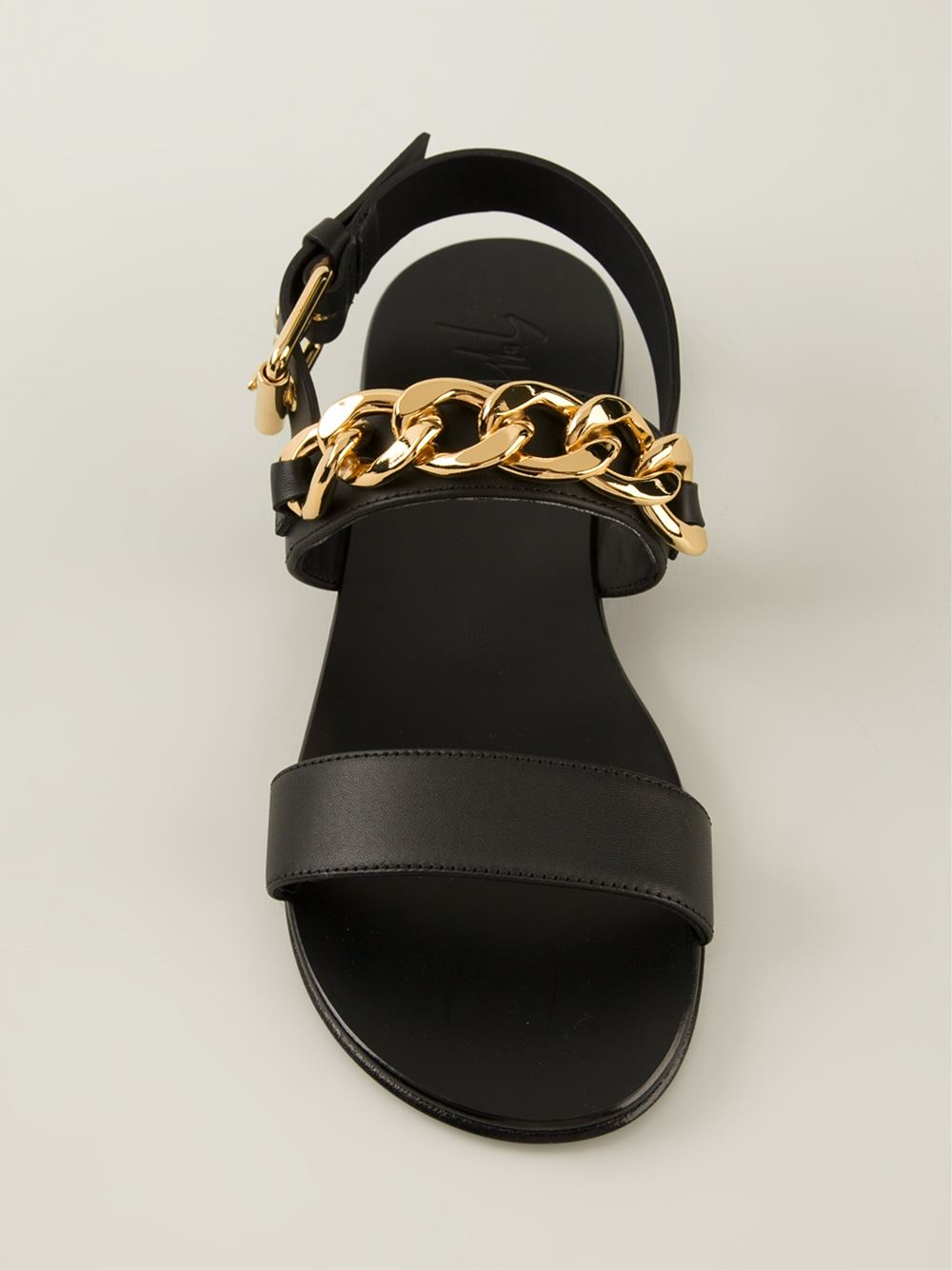 giuseppe zanotti chain sandals
