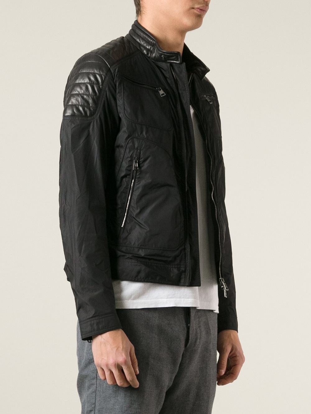 Moncler Salmon Jacket in Black for Men Lyst
