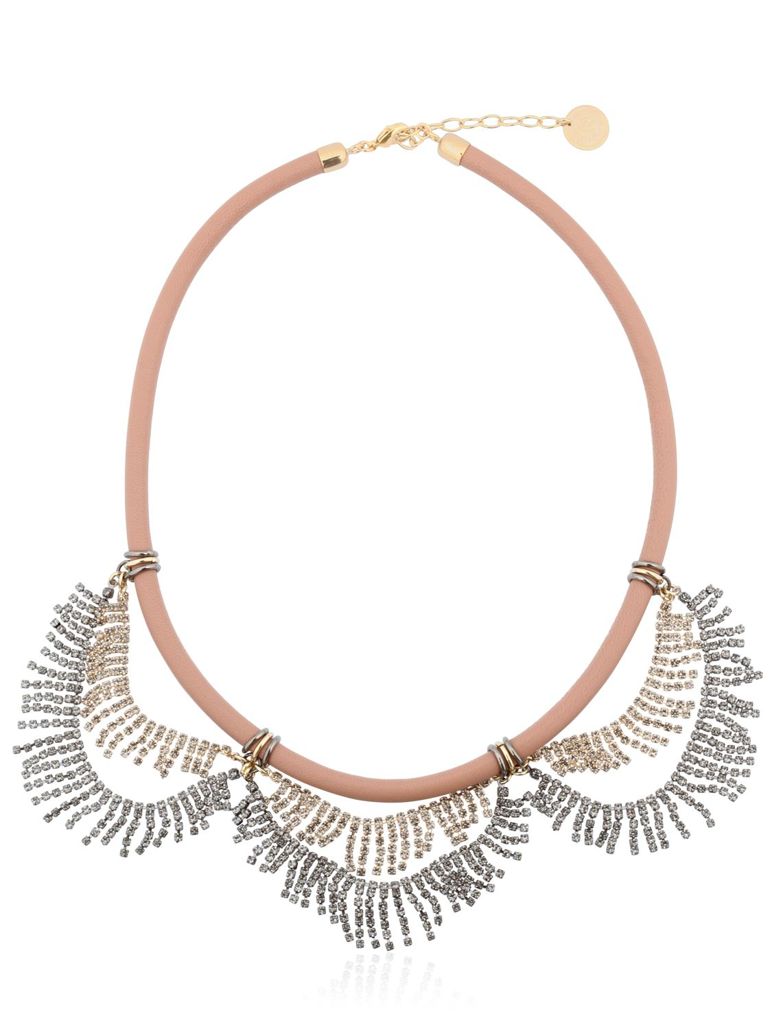 Anton heunis The Roaring Twenties Necklace in Pink (PINK ...