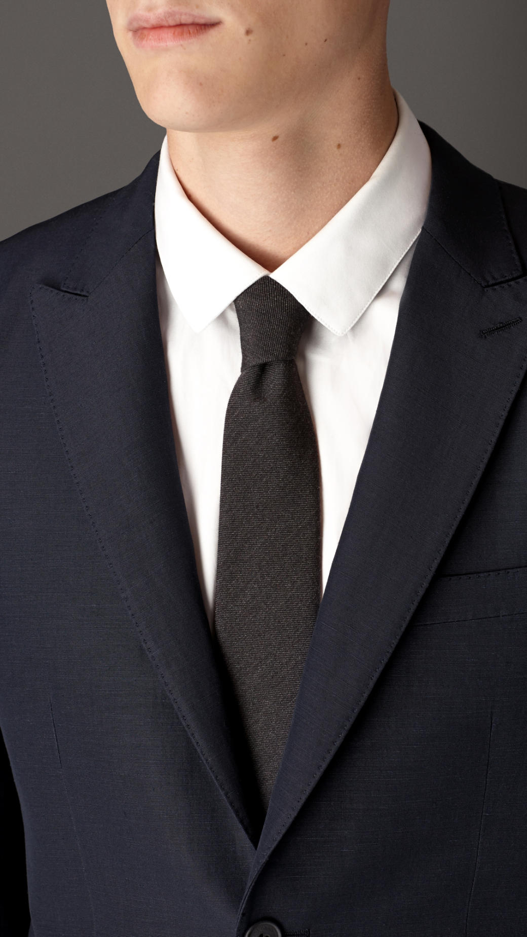 Lyst - Burberry Slim Fit Hemp Silk Suit in Blue for Men