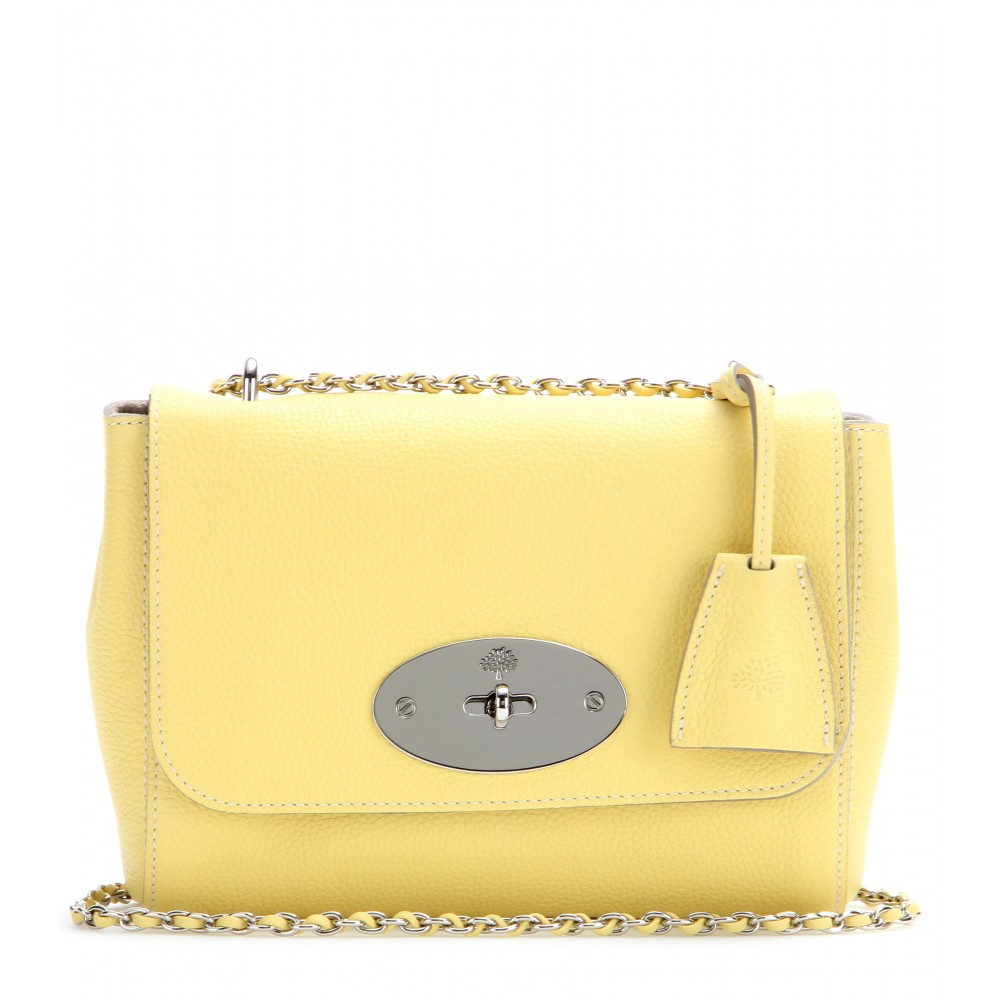 Lyst - Mulberry Lily Leather Shoulder Bag in Yellow