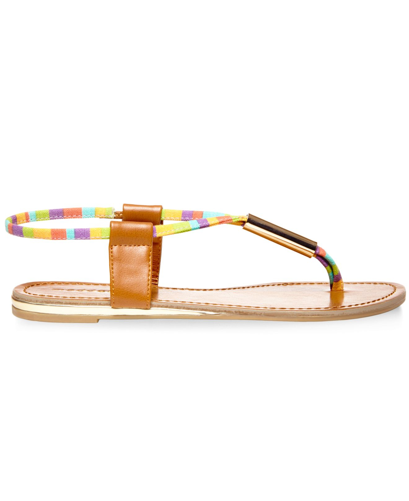 Madden girl Cravee Thong Sandals in Brown Lyst