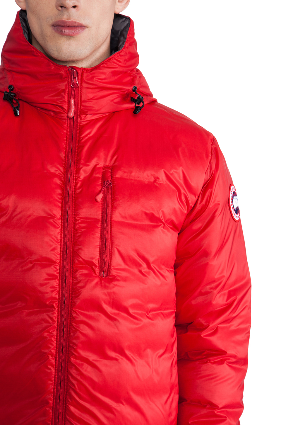 cheap canada goose lodge down vest red deals