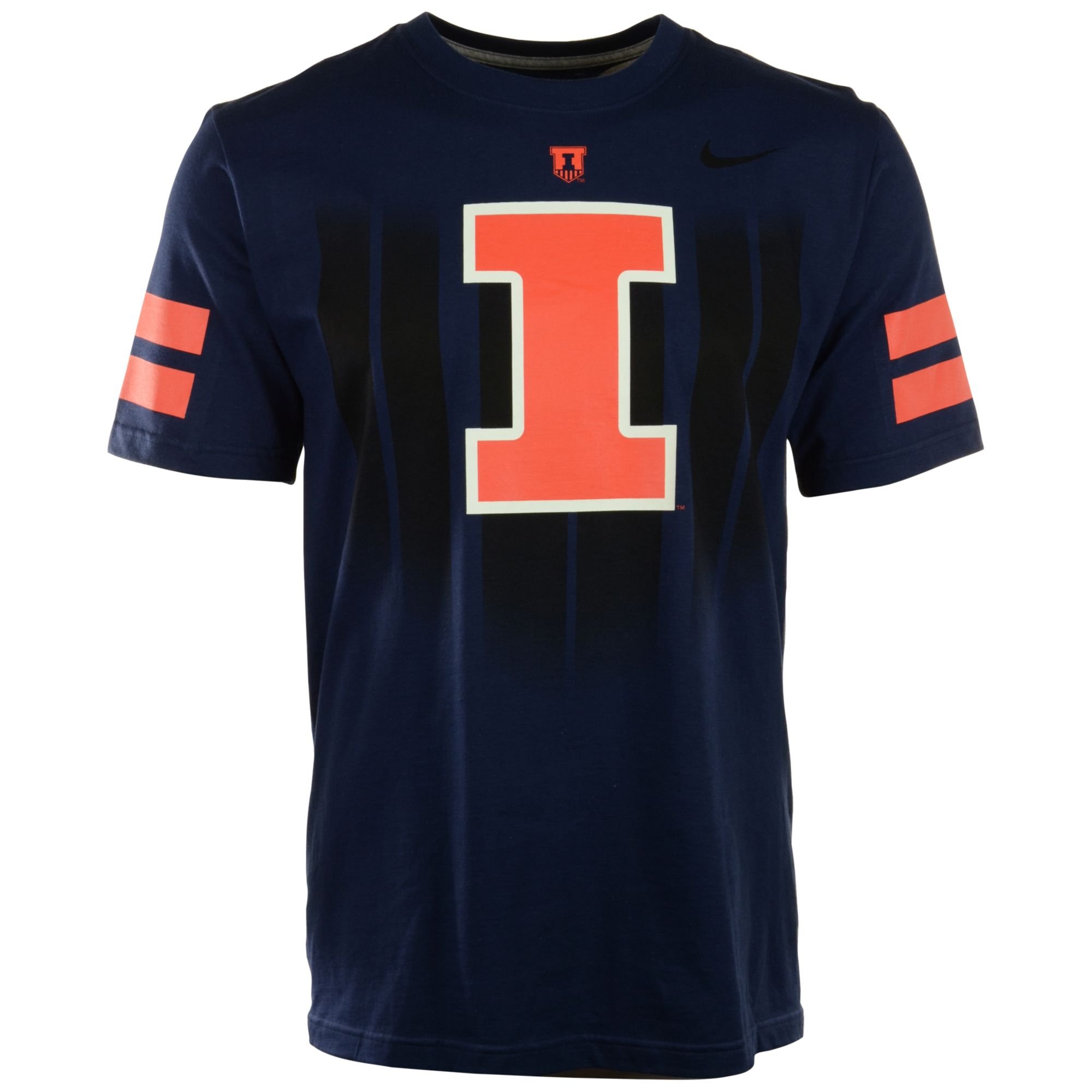 Nike Mens Shortsleeve Illinois Fighting Illini Tshirt in Blue for Men ...