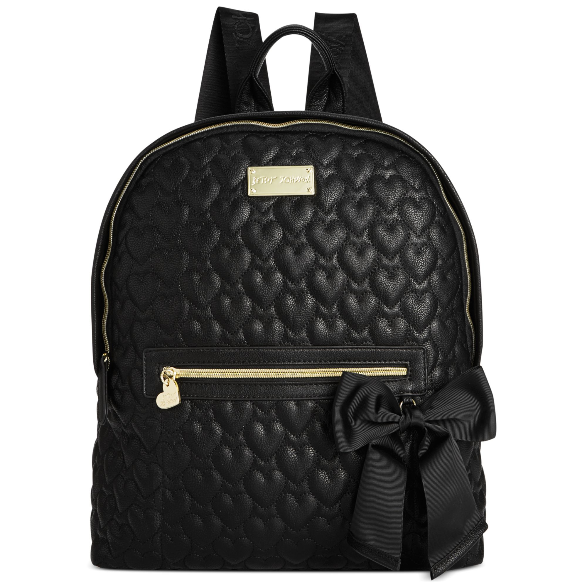 Betsey Johnson Quilted Backpack in Black (Black Quilted) | Lyst