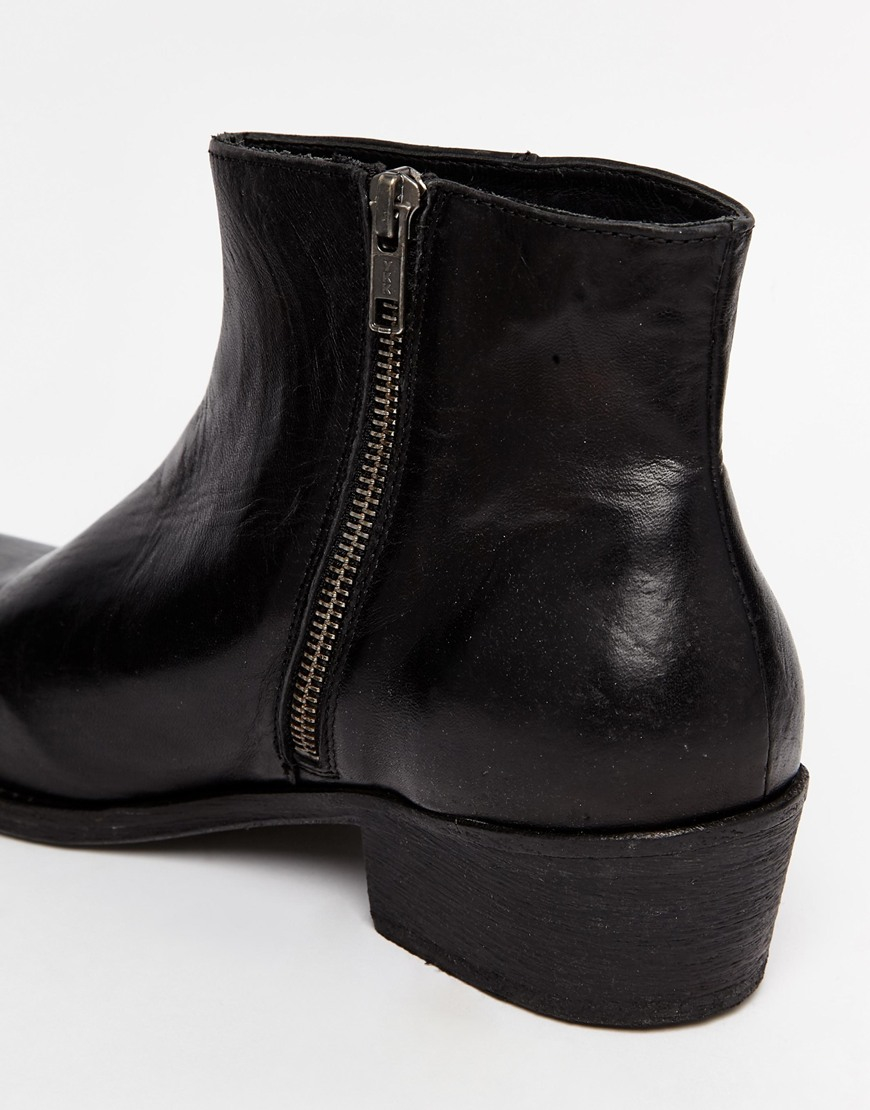 stacked cuban heel