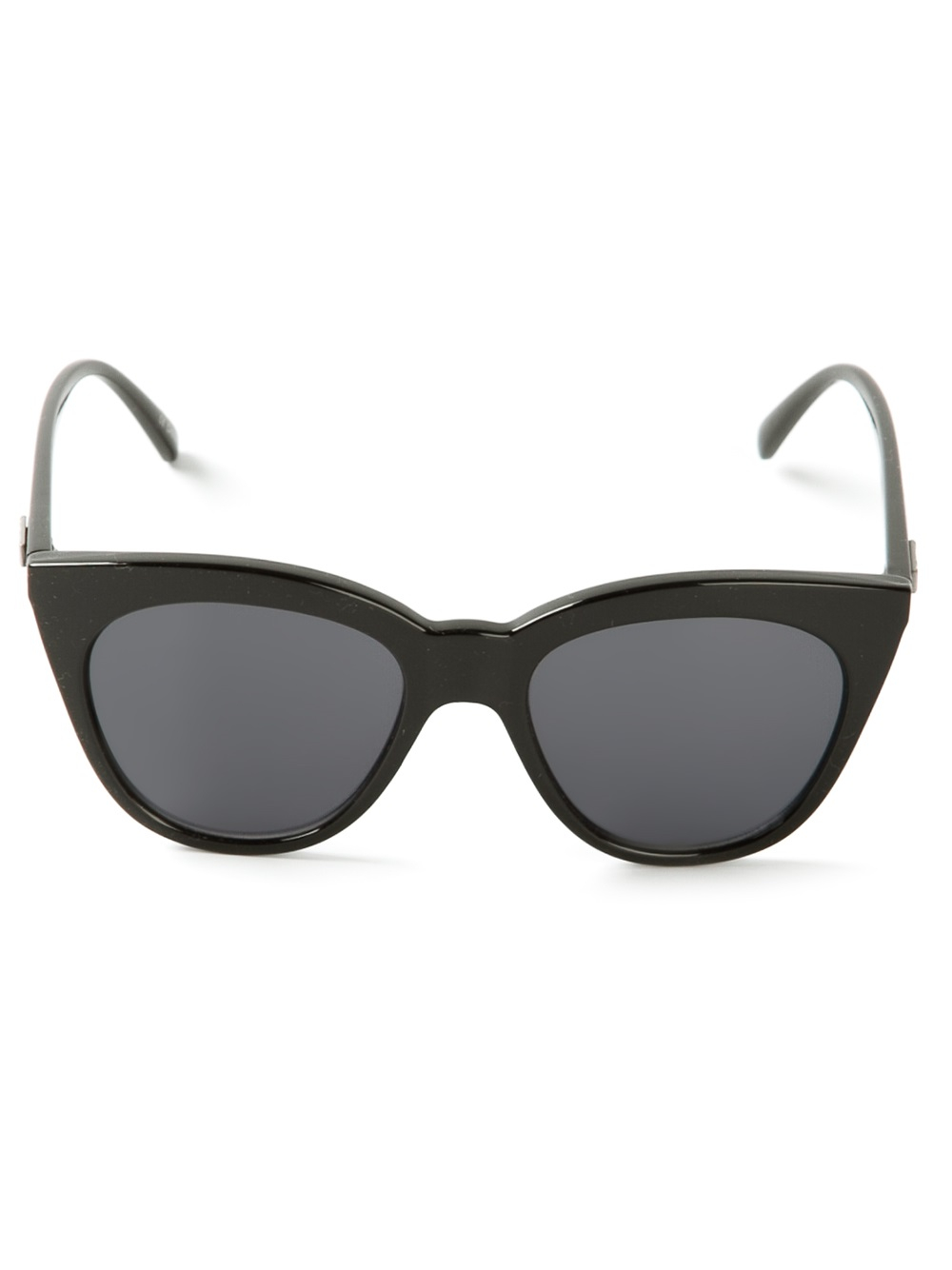 Lyst Le Specs Halfmoon Magic Sunglasses In Black 5239