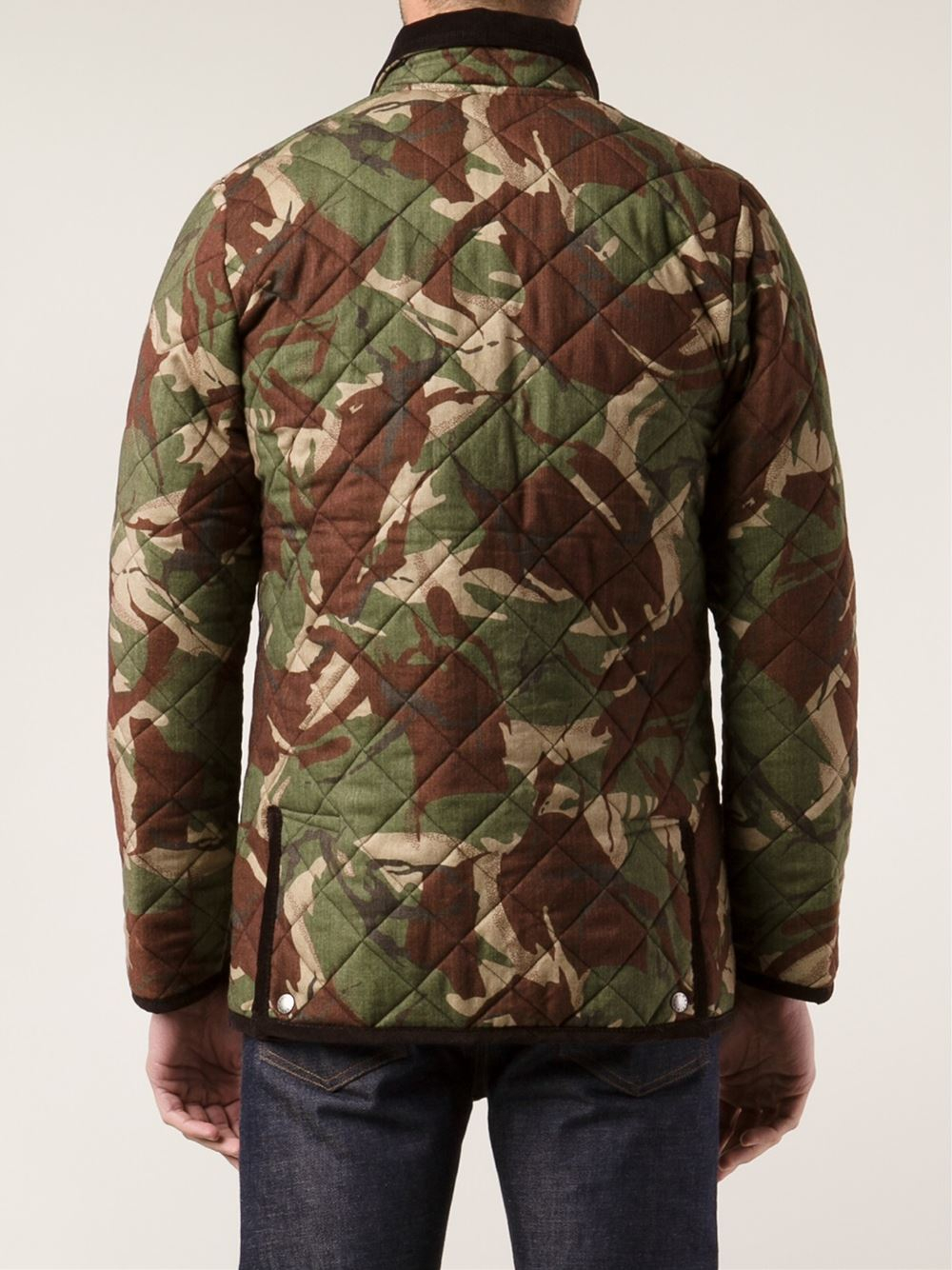 Mackintosh Quilted Jacket in Green for Men Lyst