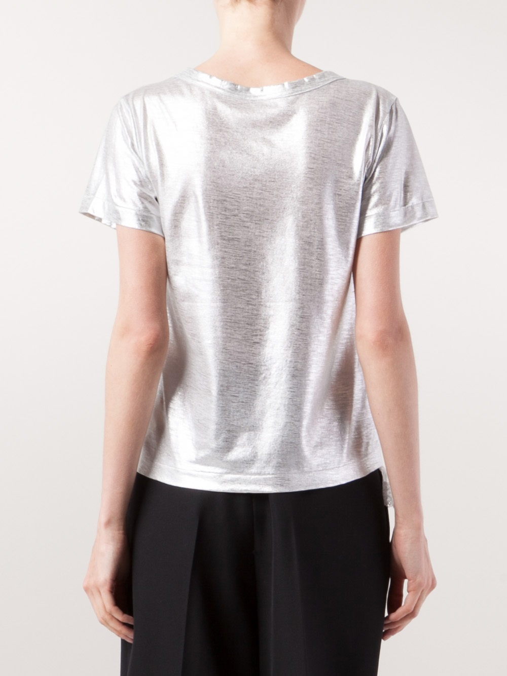 metallic tshirt