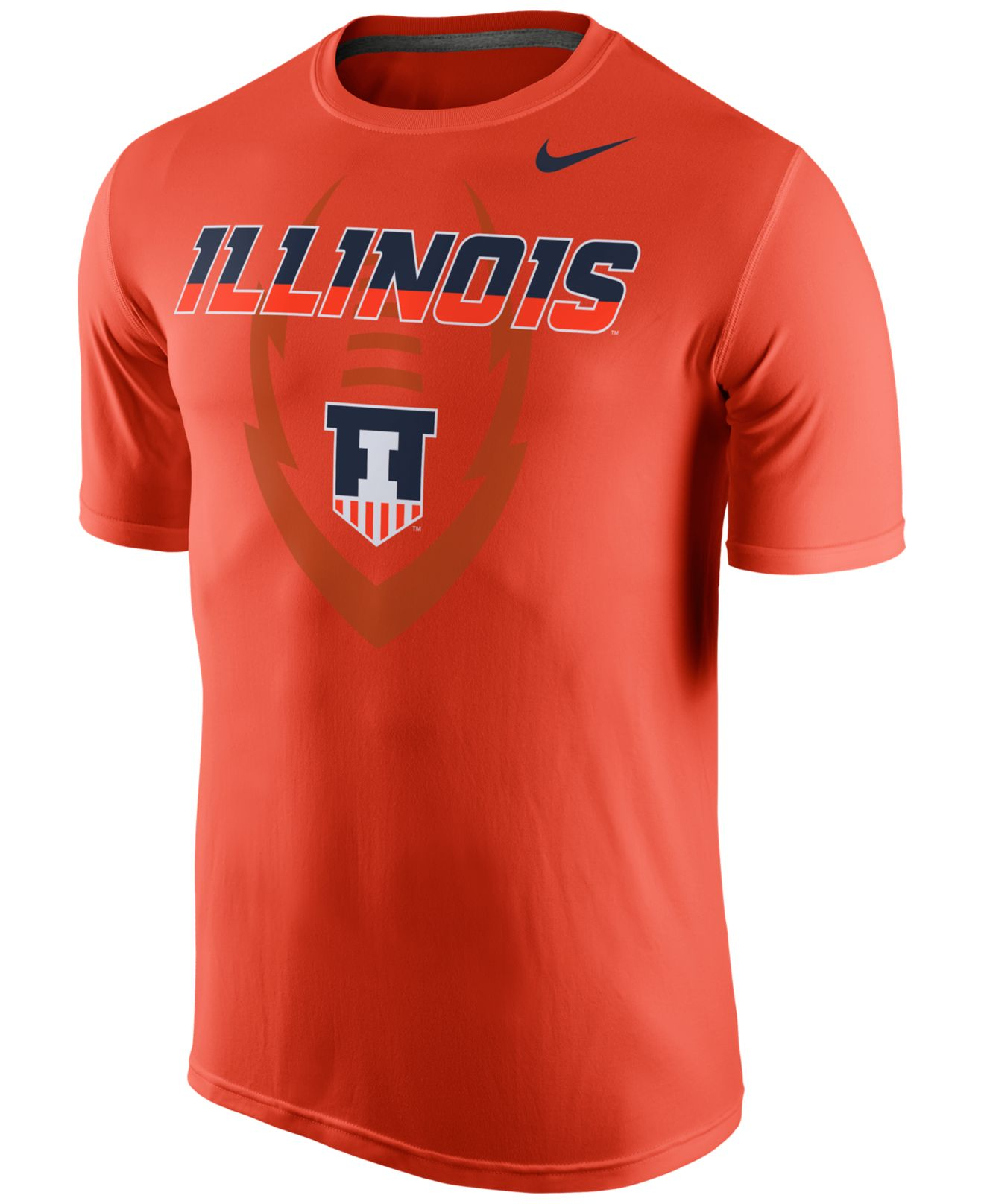 Nike Men's Illinois Fighting Illini Legend Icon T-shirt in Orange for ...