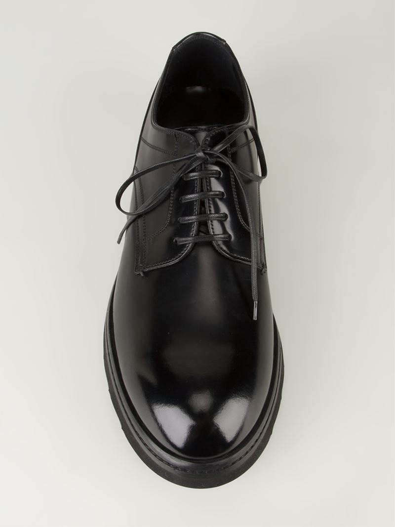 Lyst - Dolce & Gabbana Chunky Derby Shoe in Black for Men