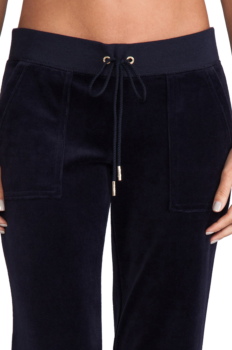 juicy couture navy bottoms