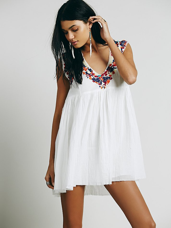 Lyst Free People Fp One Womens Modern Mexico Dress In White Gallery