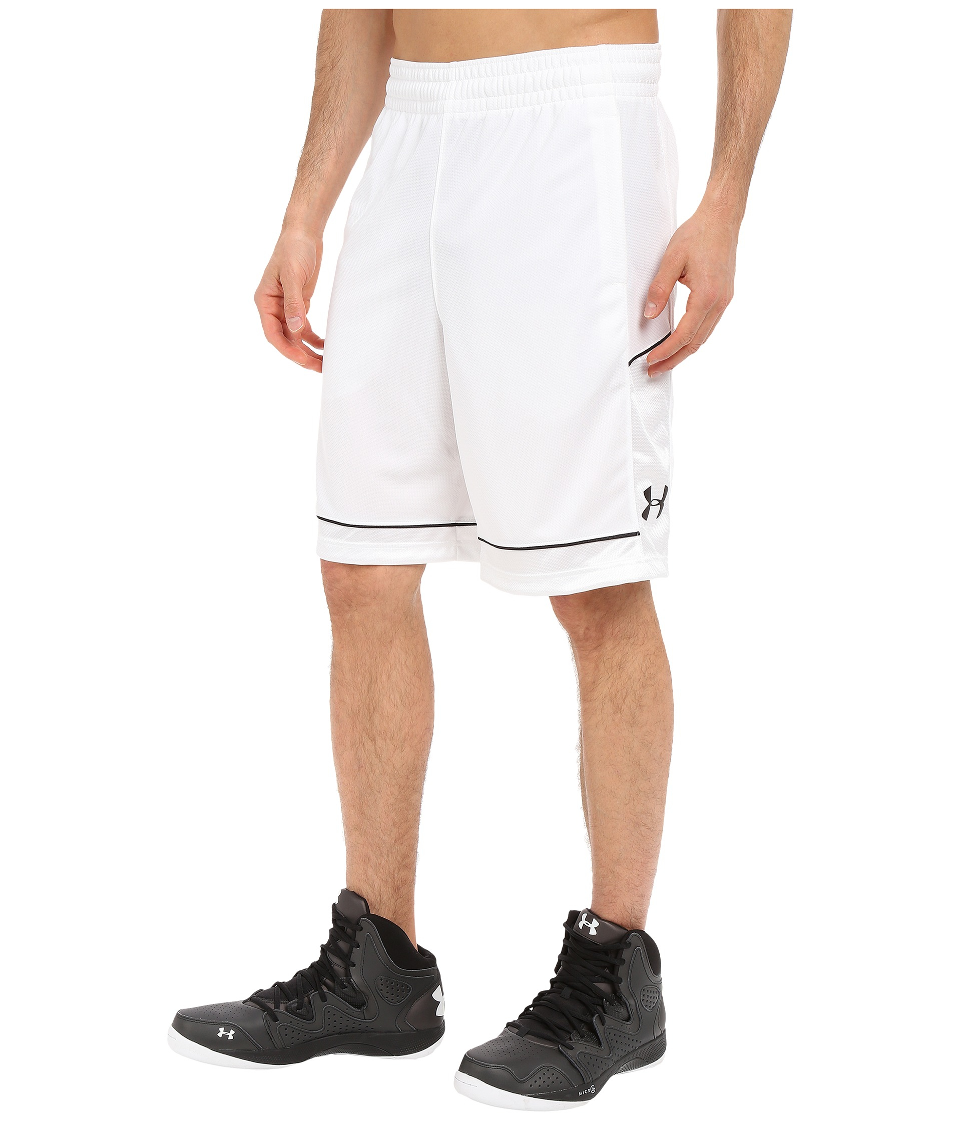 Lyst Under armour Ua Baseline Basketball Shorts in White for Men