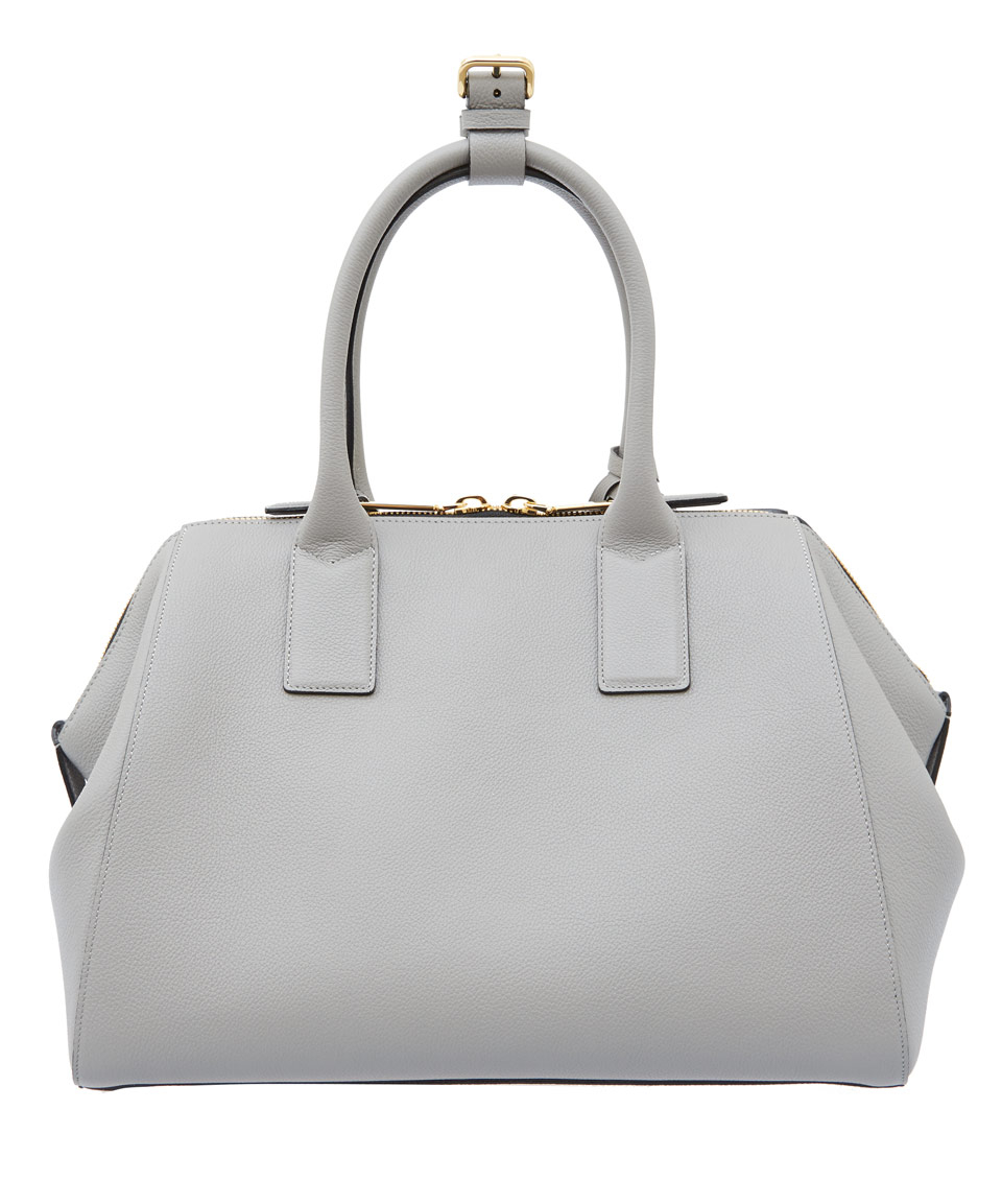 Marc Jacobs Medium Mid Grey Incognito Leather Tote Bag in Gray - Lyst