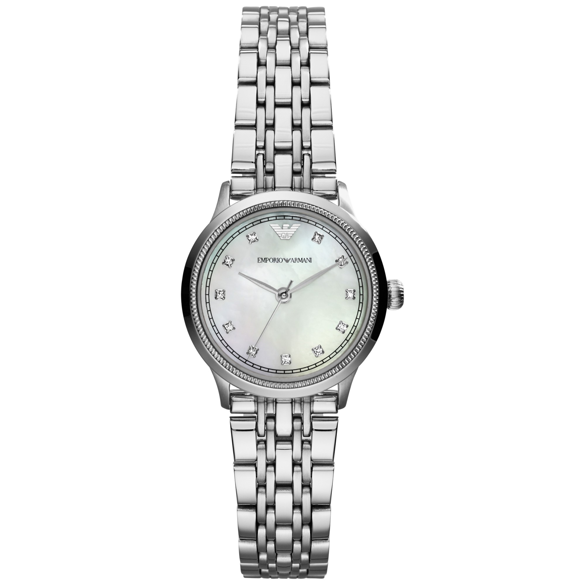 Emporio armani Ar1803 Women's Mother Of Pearl Bracelet Strap Watch in ...