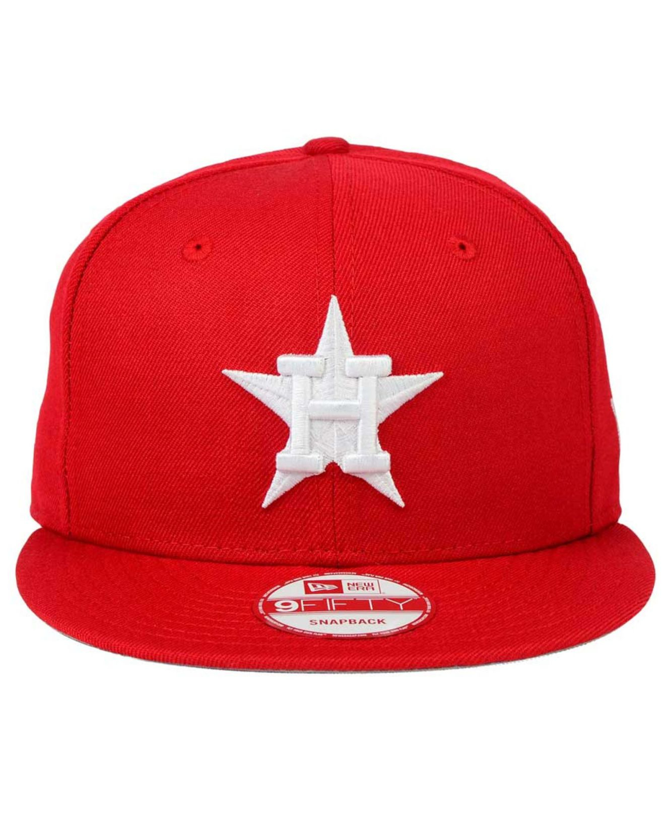 KTZ Houston Astros C-dub 9fifty Snapback Cap in Red - Lyst