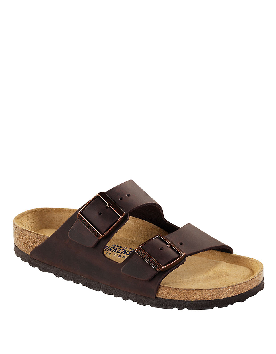 Birkenstock Arizona Habana Oiled Leather Sandals In Brown For Men Lyst