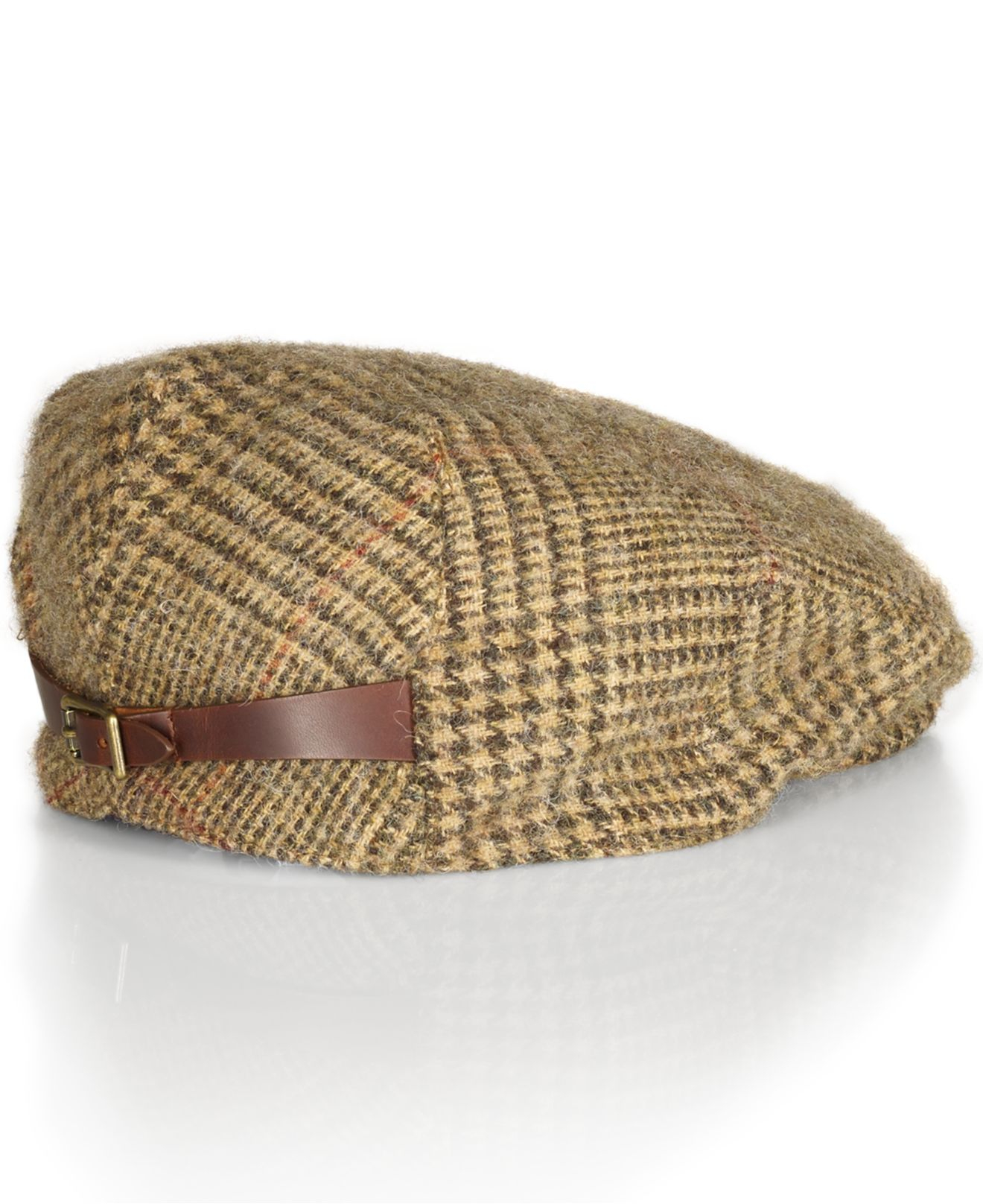 Polo ralph lauren Tweed Estate Driving Cap in Brown for Men | Lyst