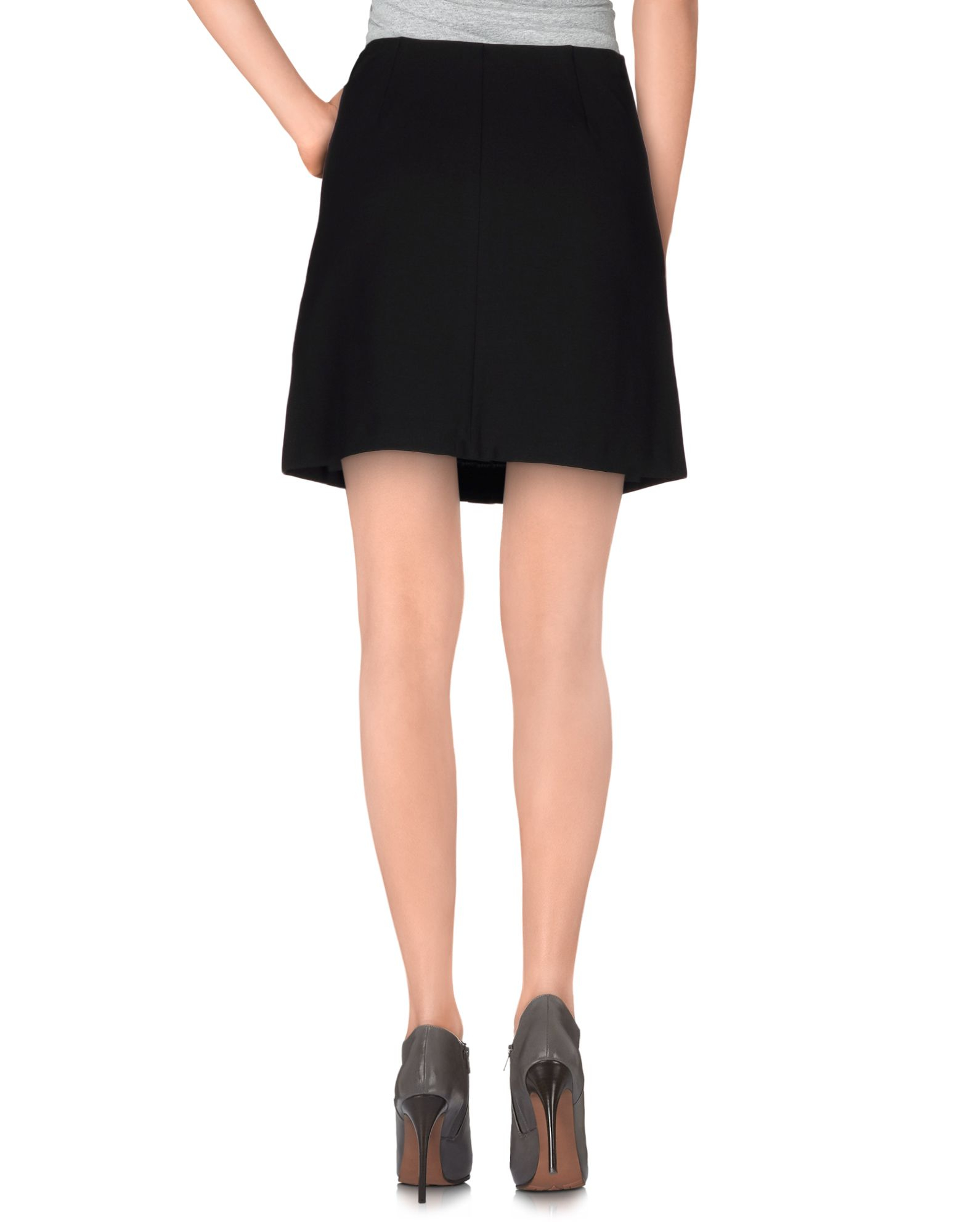 Lyst - Emporio Armani Mini Skirt in Black