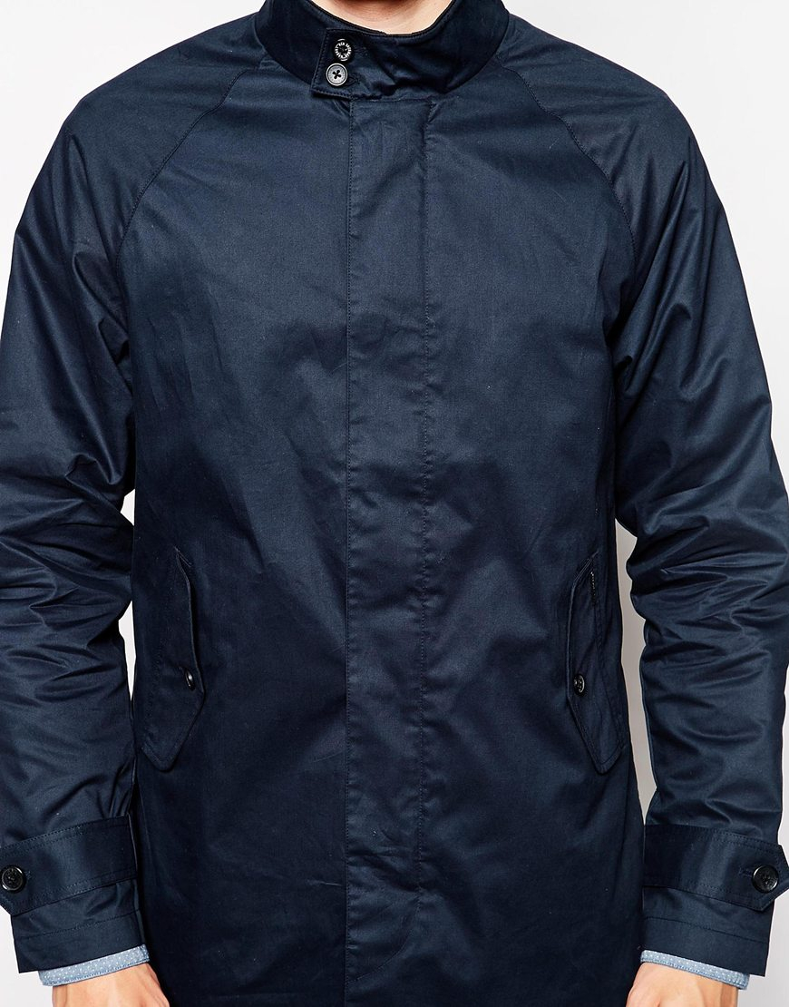 Ben Sherman Mens Stone Mac Jacket Ben Sherman Mens Navy Mac Ben