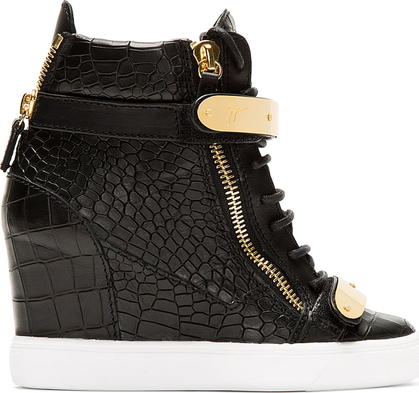 giuseppe zanotti black croc