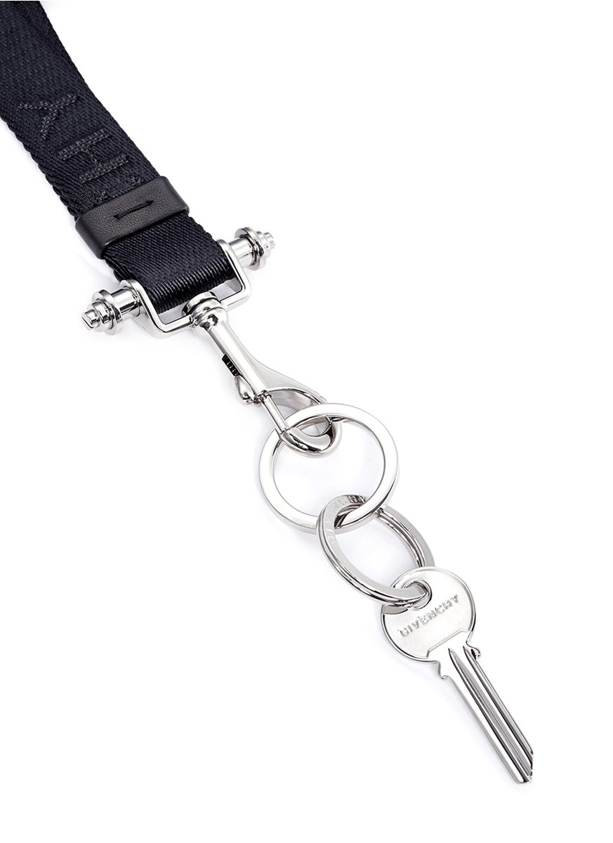 Lyst - Givenchy Obsedia Lanyard Keyring in Blue for Men