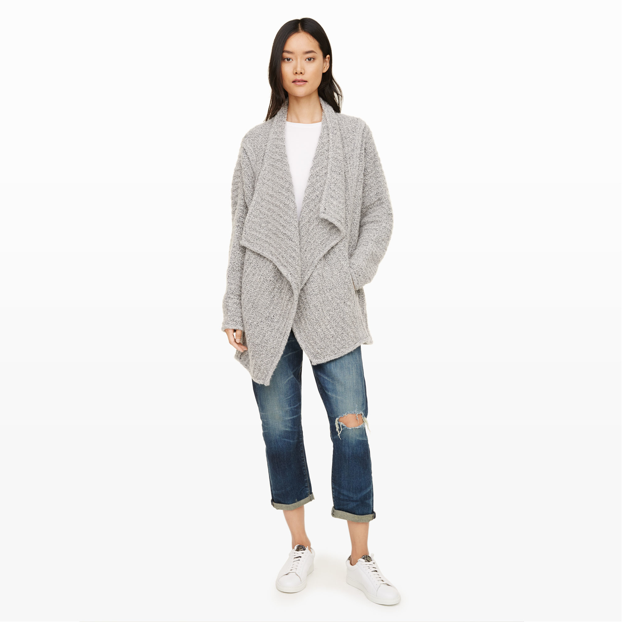 club monaco boucle coat