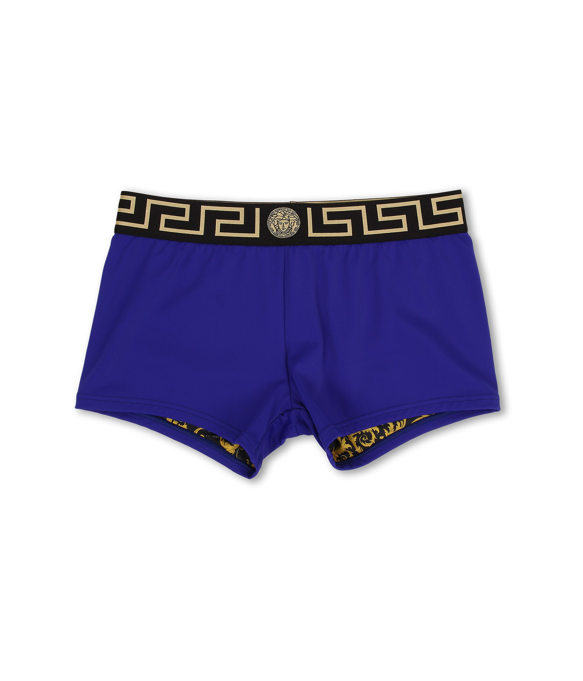 Versace Iconic Lycra Swim Trunk in Blue for Men (Royal Blue) | Lyst