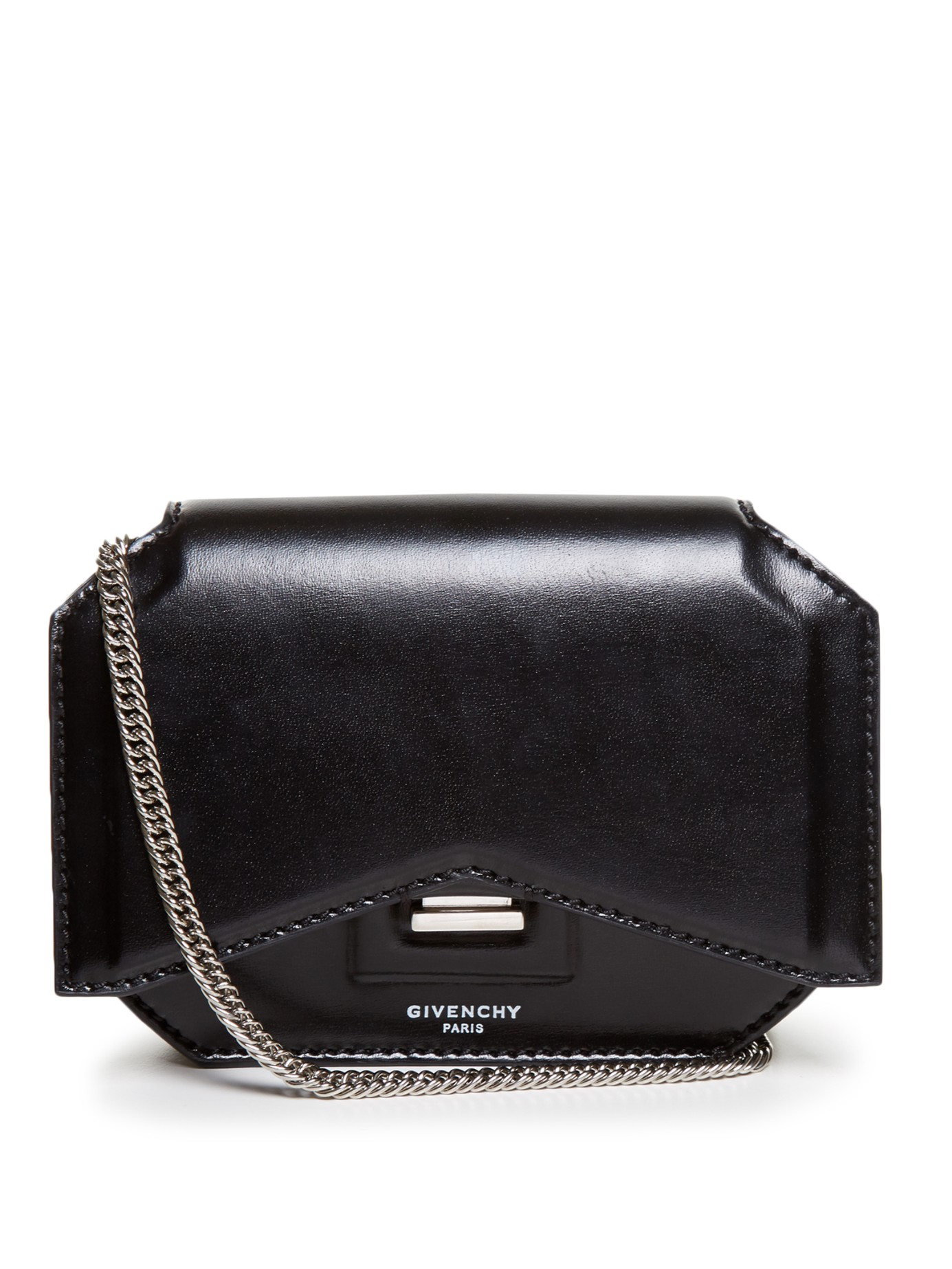 Lyst Givenchy Bow Cut Mini Leather Cross Body Bag In Black Gallery