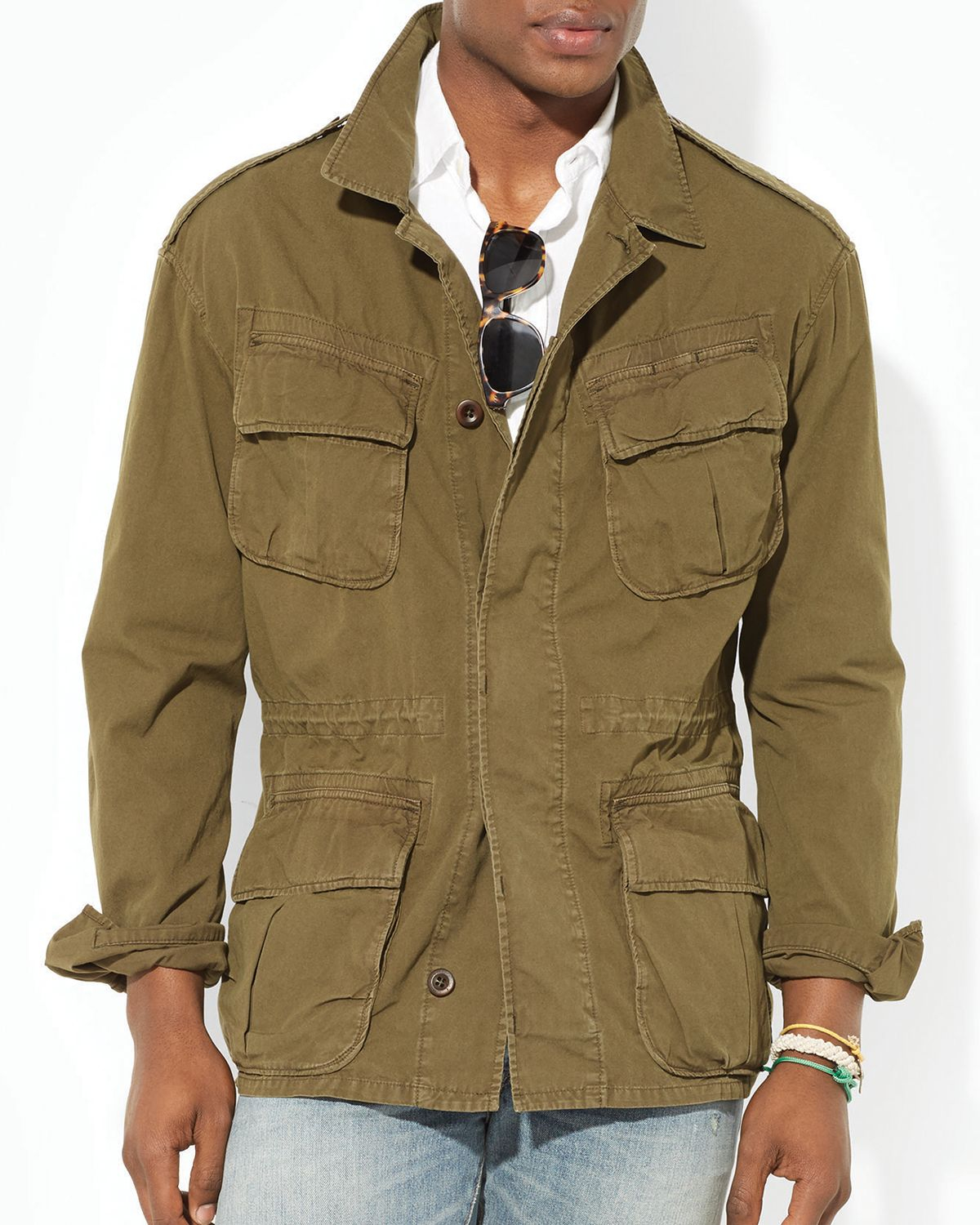 Ralph Lauren Polo Canvas Jungle Jacket in Khaki for Men (Defender) | Lyst