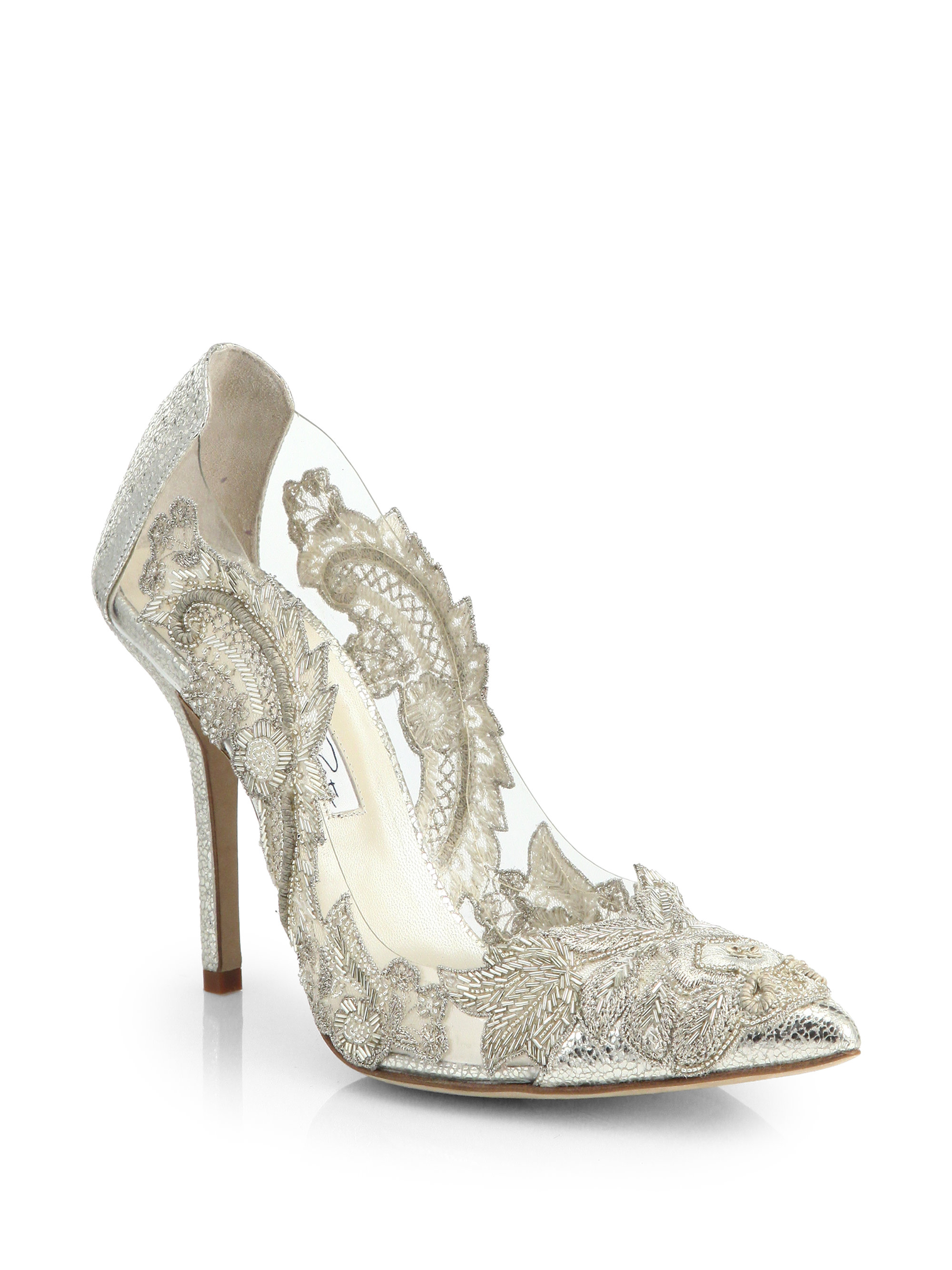 oscar de la renta bridal shoes