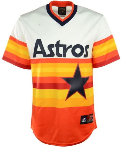 Majestic Houston Astros Cooperstown Replica Jersey in Multicolor for ...