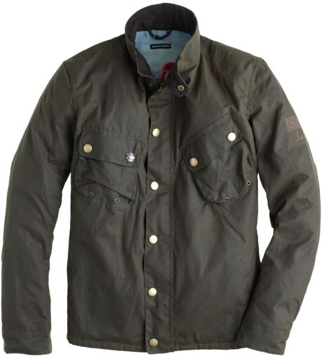 J.crew Barbour Wax Jacket in Green for Men (olive) | Lyst